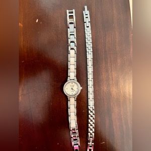 Armitron Watch & Bracelet Set - Ladies